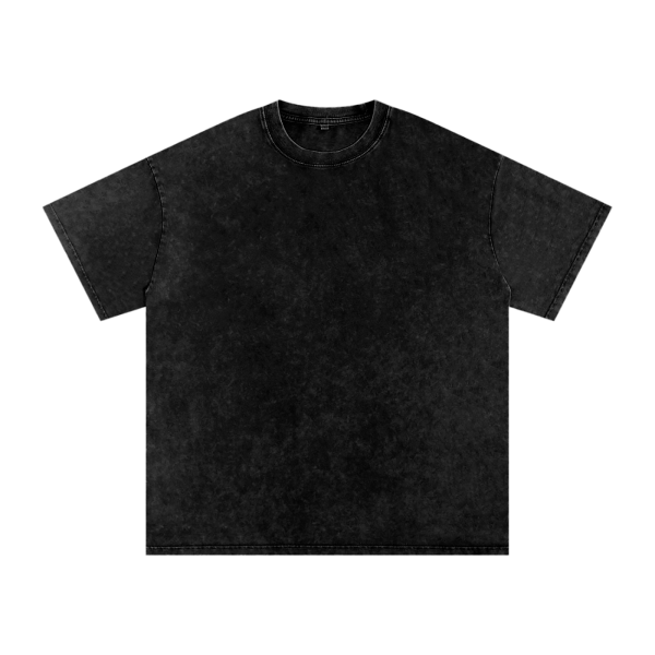 Forward Ever Backward Never - Oversized Acid Wash Tee - Image 2