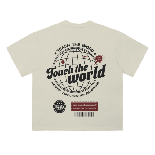 Touch The World - Drop Shoulder Tee