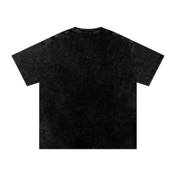 Varsity Crew 33 - Oversized Acid Wash Tee - Image 2