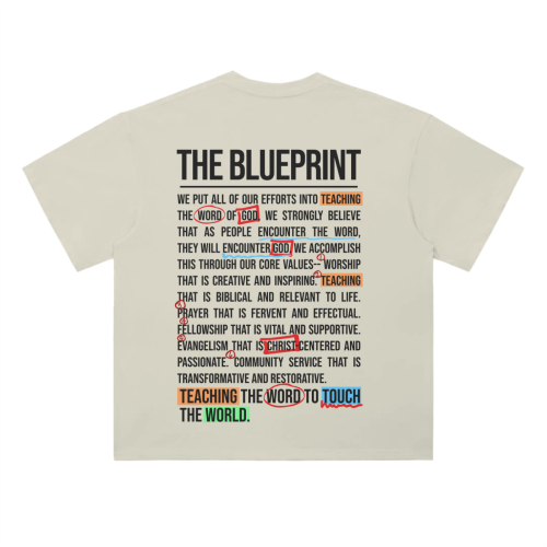 The Legacy - The Blueprint - Drop Shoulder Tee